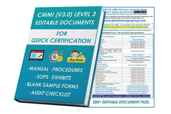 GlobalManagerGroup.com Launches Updated CMMI Version 3.0 Documents Kit to Enhance Process Efficiency