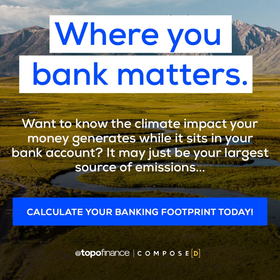 New Tool Quantifies Climate Impact of Personal Banking Choices