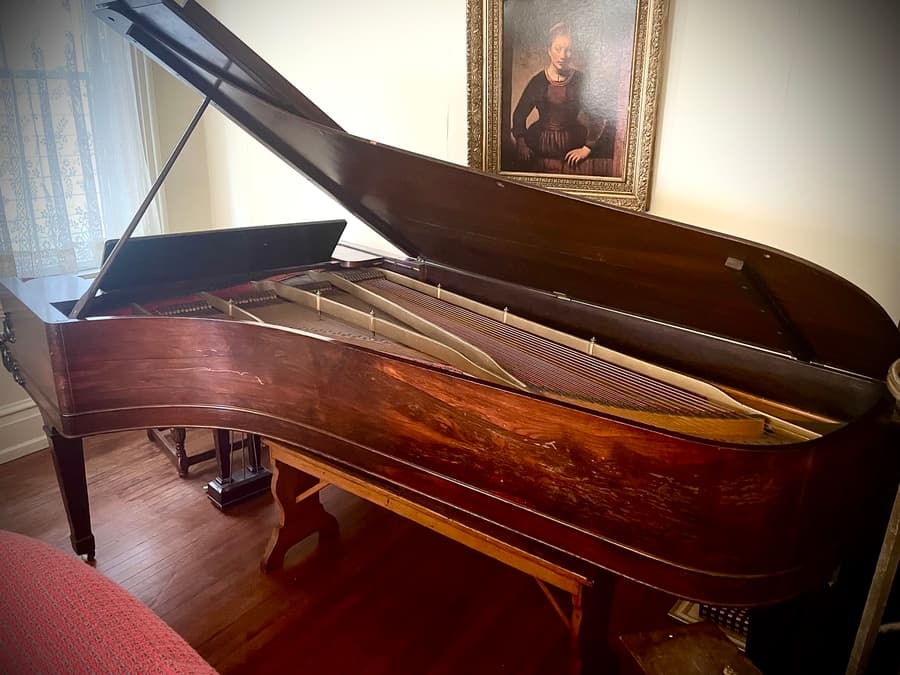 Rare 1859 Steinway Concert Grand Piano Up for Sale, Offering a Piece of Musical History