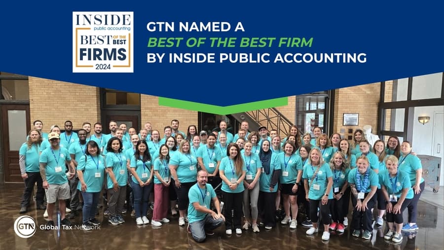 GTN Named Among INSIDE Public Accounting's Best of the Best Firms for 2024