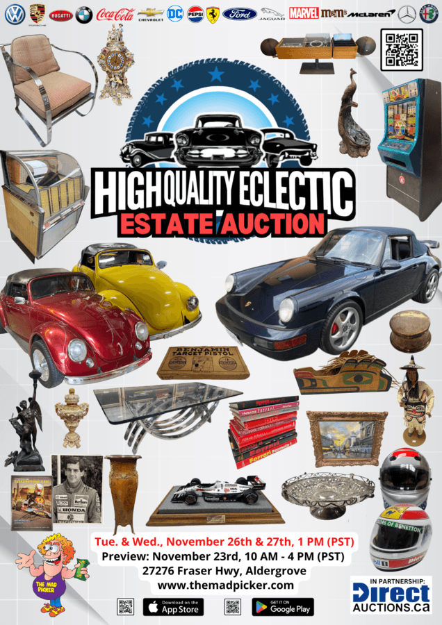 Global Collectors Gear Up for High-Quality Eclectic Estate Auction Featuring Rare Treasures and Classic Cars