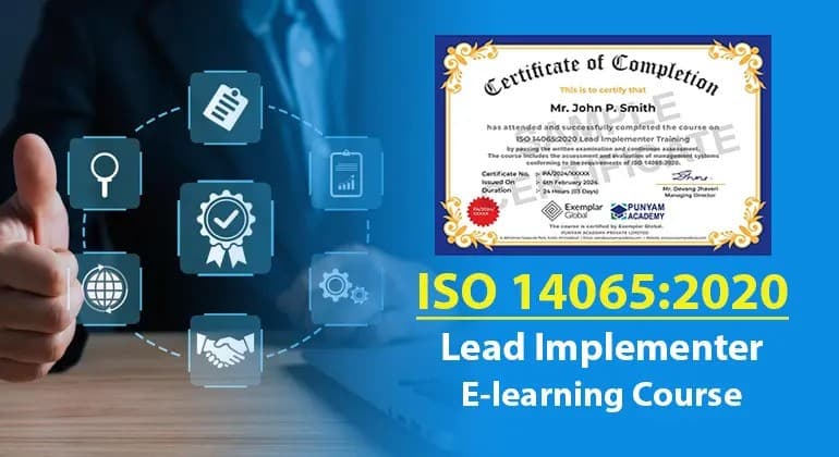Punyam Academy Launches ISO 14065 Lead Implementer Training to Combat Greenhouse Gas Emissions
