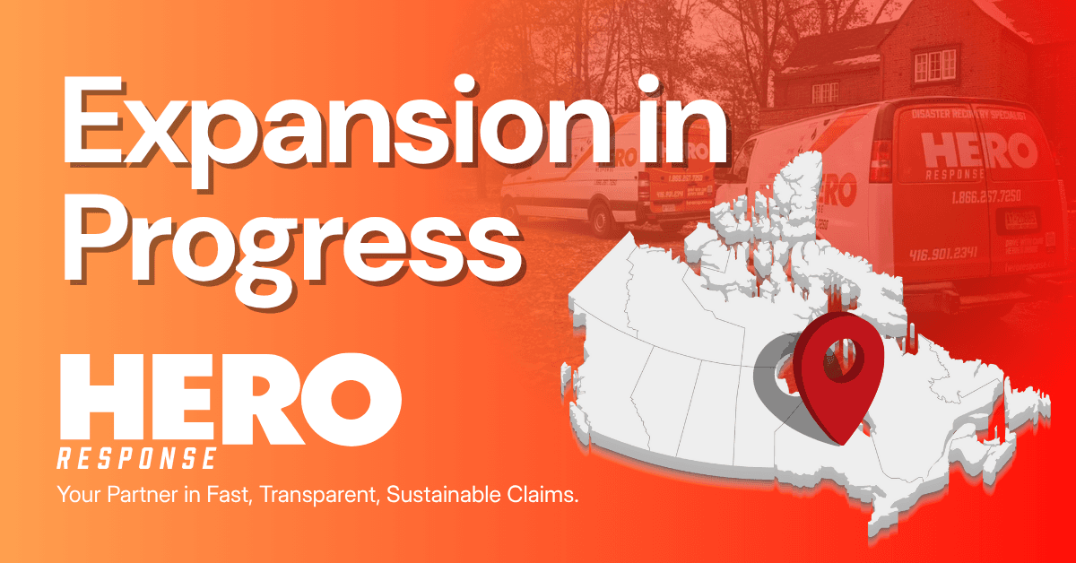 Hero Response Expands to Ontario with High-Tech Restoration Services