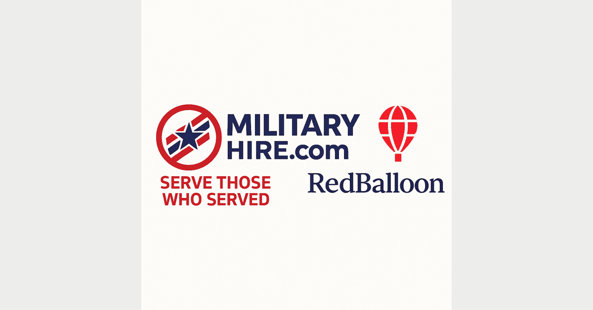MilitaryHire and RedBalloon Partnership Aims to Revolutionize Veteran Employment