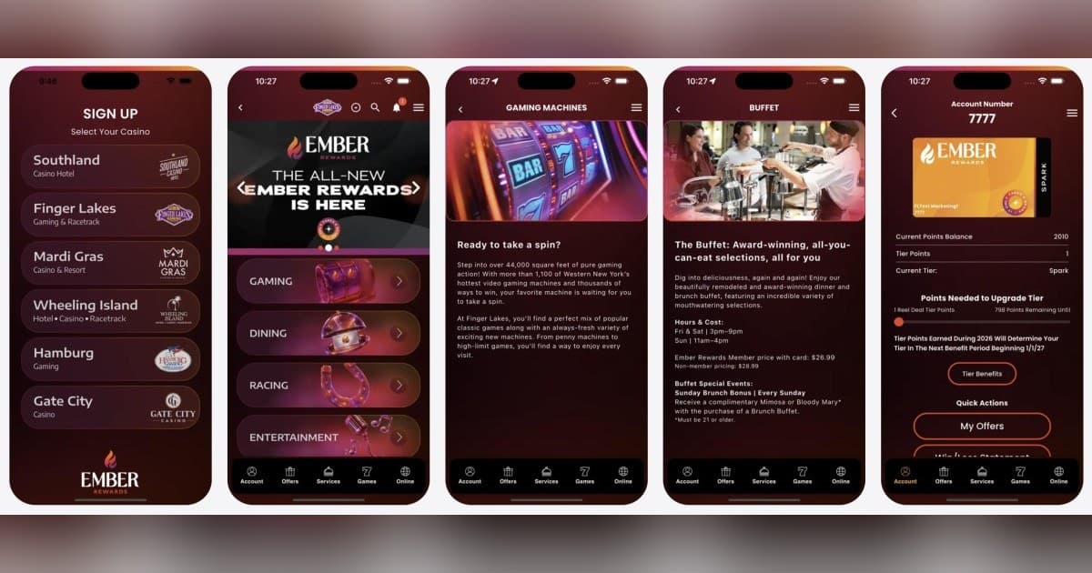 IVOREE's Single Mobile Platform Goes Live Across Six Ember Entertainment Properties