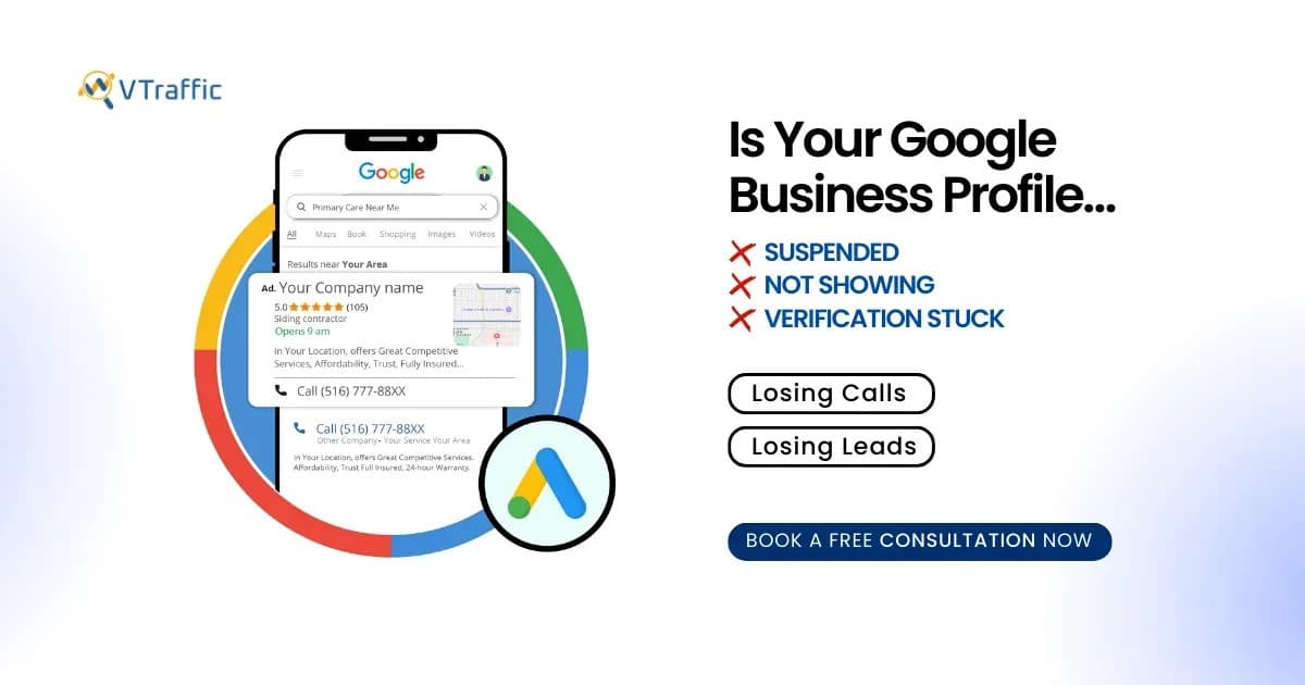 VTraffic.io Helps Local Businesses Recover and Optimize Google Business Profiles After Suspensions