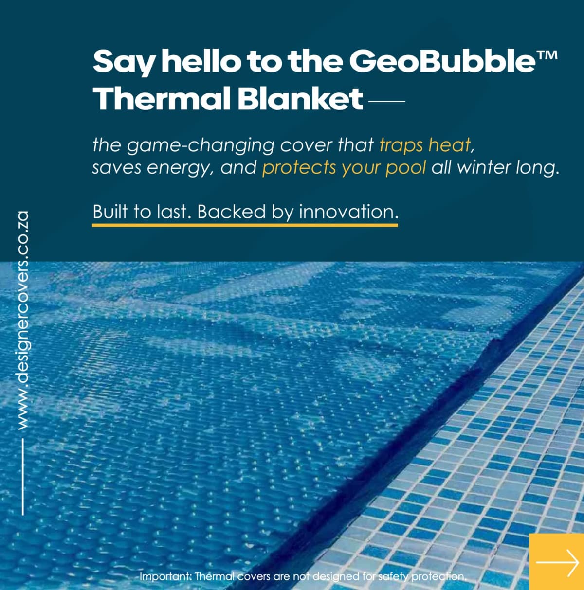 Designer Pool Covers Launches Winter Special on Thermal Pool Blankets to Promote Sustainability