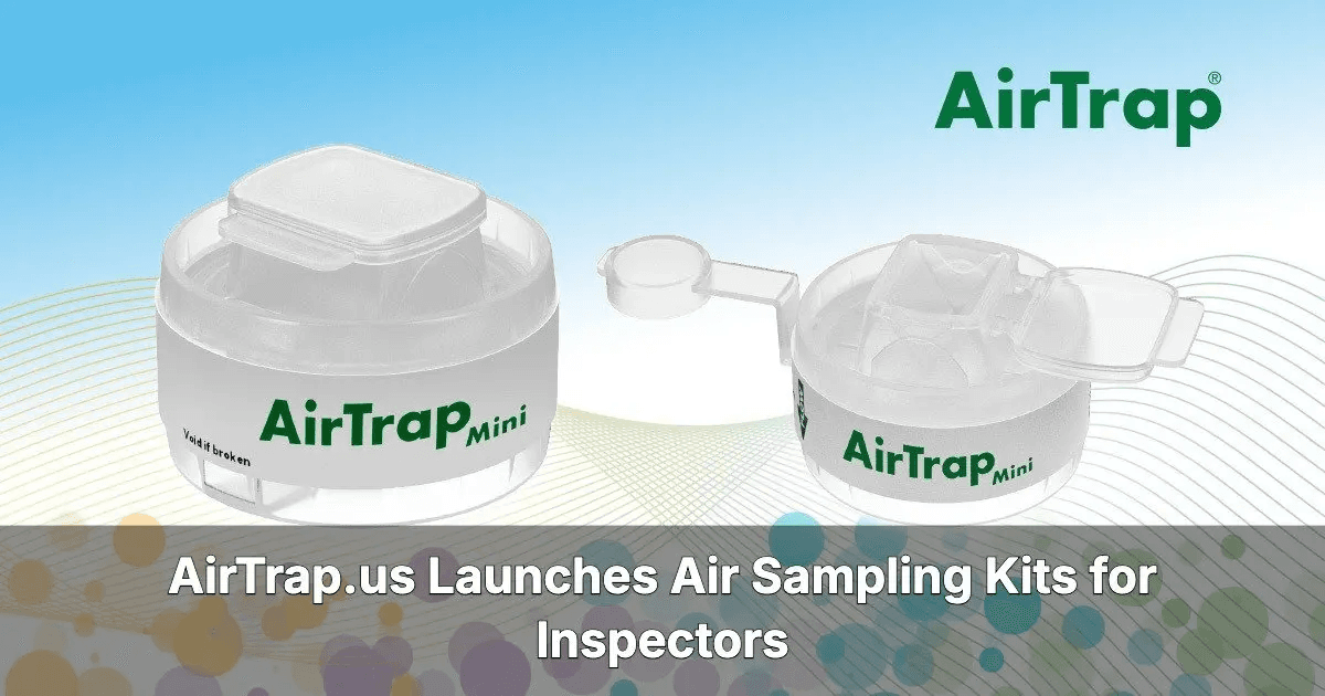AirTrap Launches Modernized Spore Trap Cassette for Indoor Air Quality Testing
