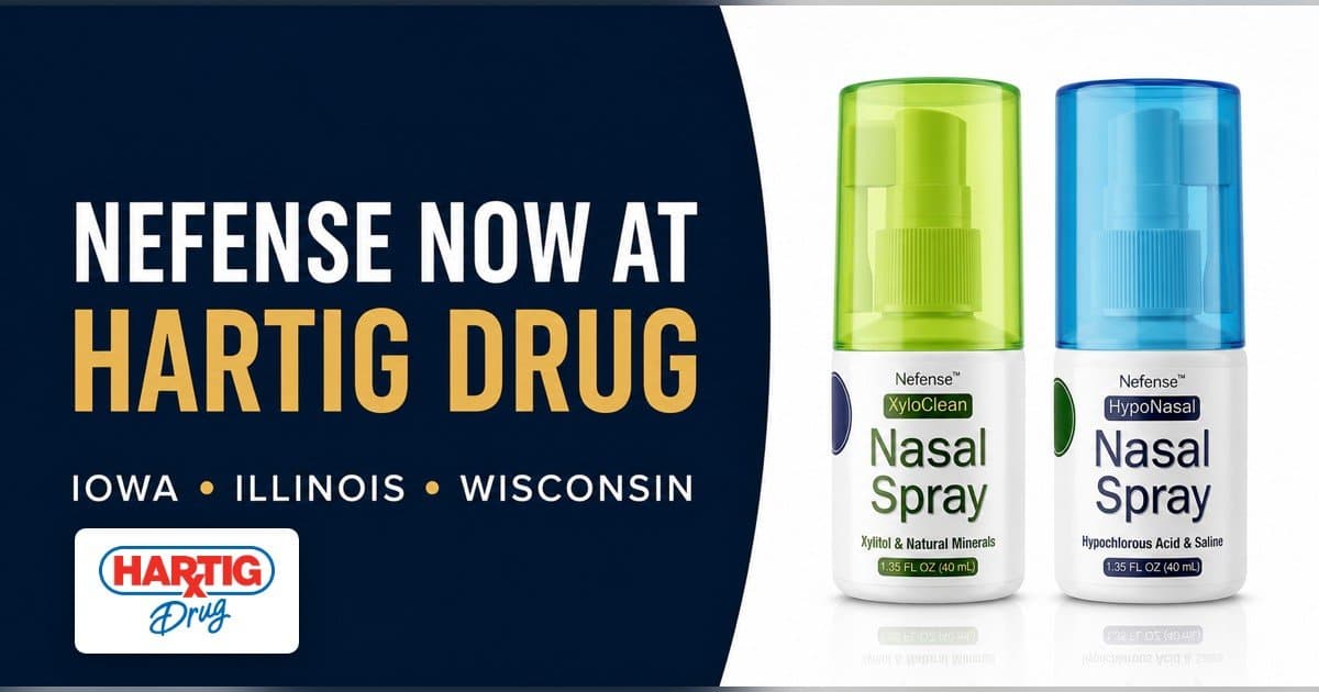 Hartig Drug Expands Offerings with Nefense Nasal Care Line in Three States