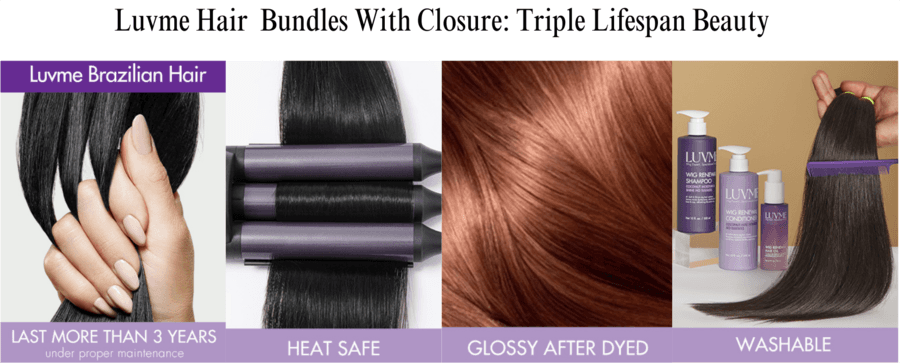 Luvme Hair Revolutionizes the Hair Extension Market with Long-Lasting Bundles with Closure